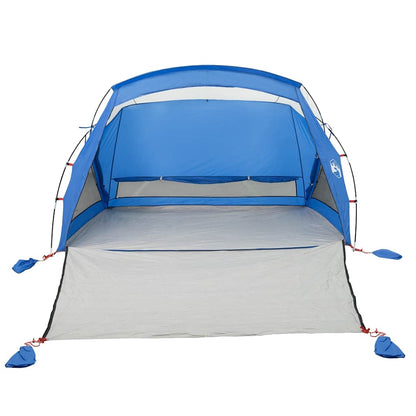 vidaXL Beach Tent 2-Person Azure Blue Waterproof