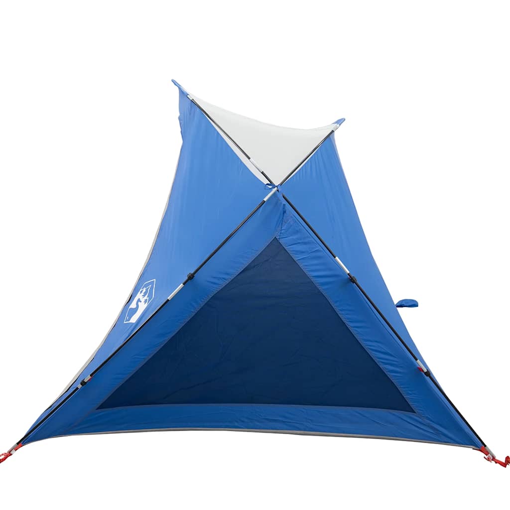 vidaXL Beach Tent 2-Person Azure Blue Waterproof