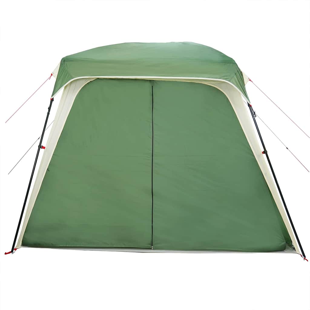 vidaXL Camping Tent with Porch Dome 5-Person Green Waterproof
