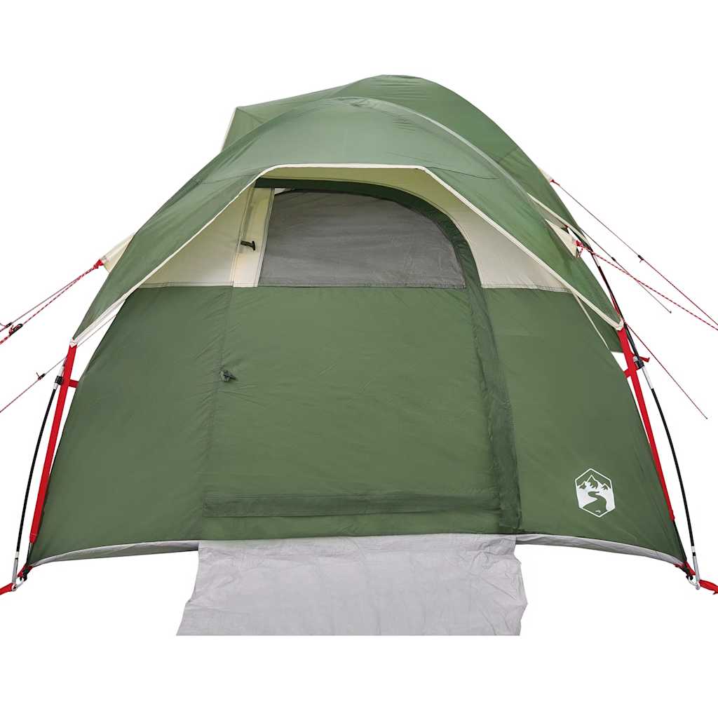 vidaXL Camping Tent 5-Person Green Waterproof