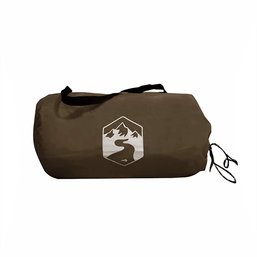 vidaXL Camping Tarp Brown 306x306 cm Waterproof