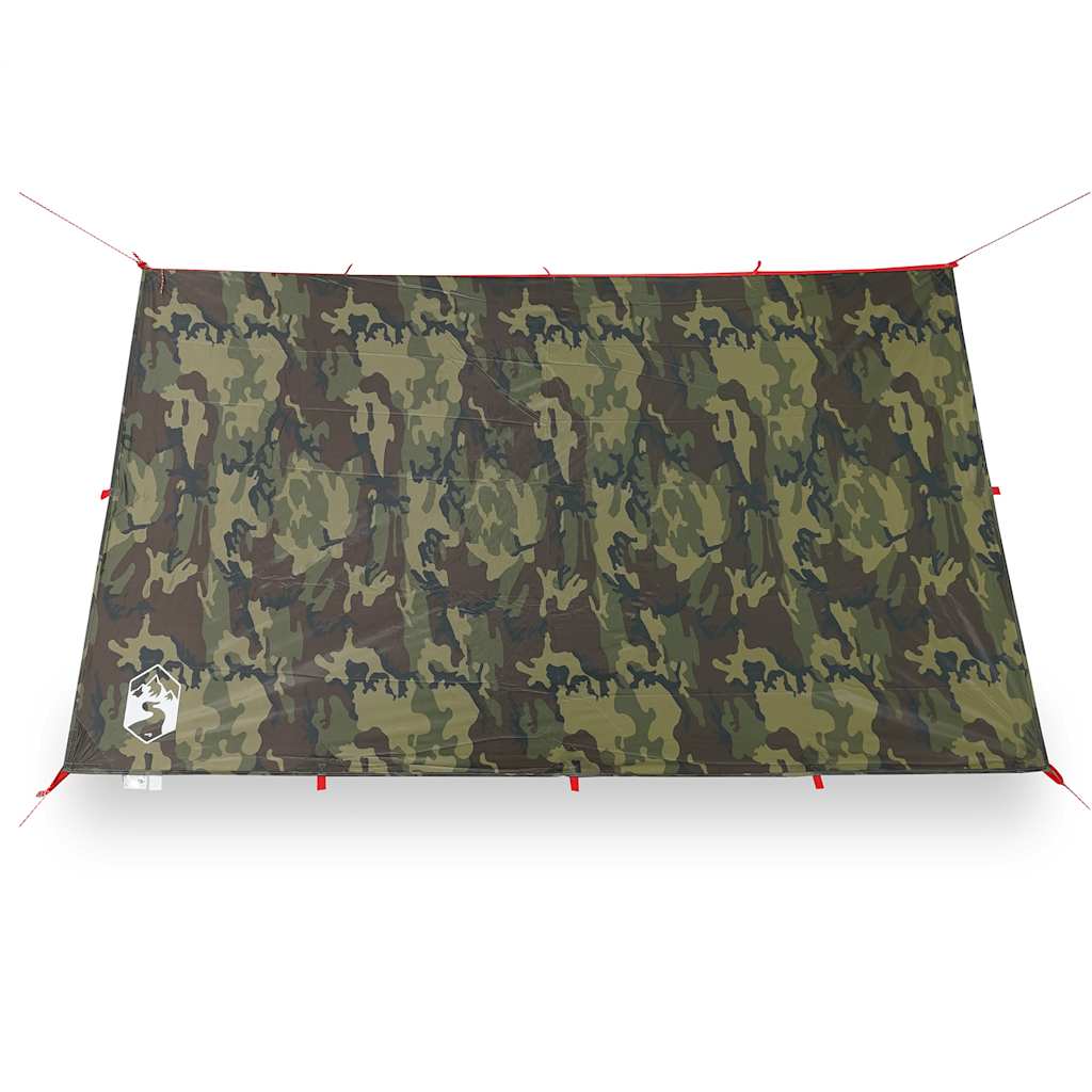 vidaXL Camping Tarp Camouflage 306x306 cm Waterproof