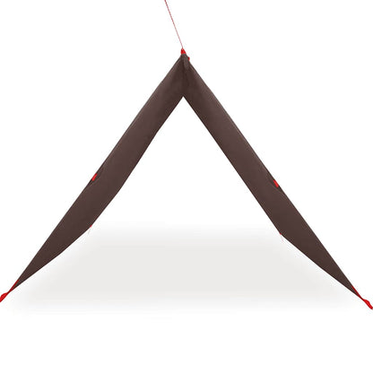 vidaXL Camping Tarp Brown 366x306 cm Waterproof