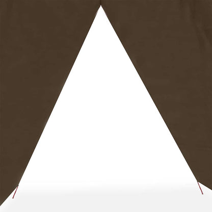 vidaXL Camping Tarp Brown 366x306 cm Waterproof