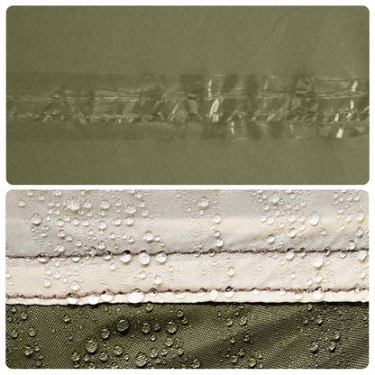 vidaXL Camping Tarp Olive Green 506x306 cm Waterproof