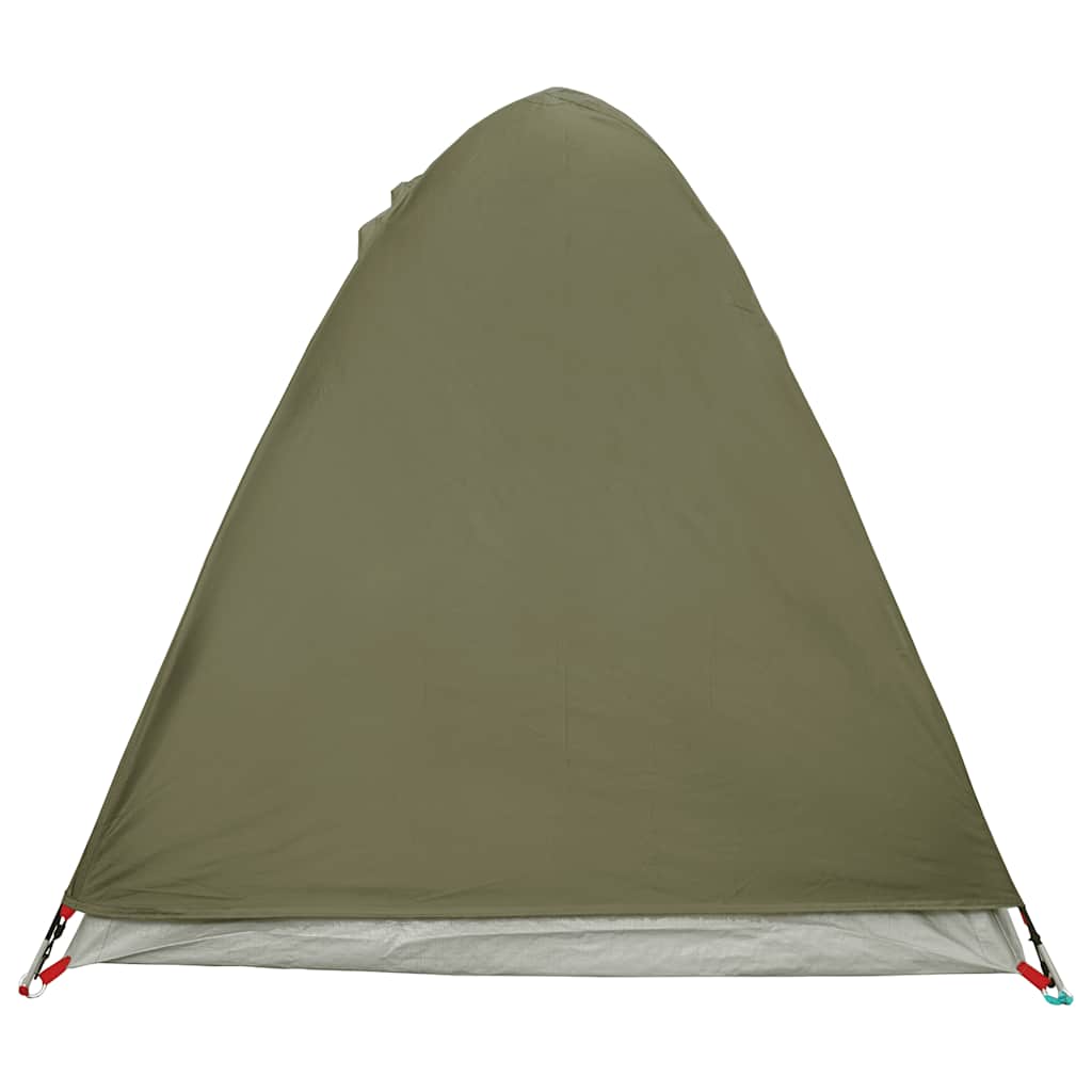 vidaXL Camping Tent Dome 2-Person Olive Green Waterproof