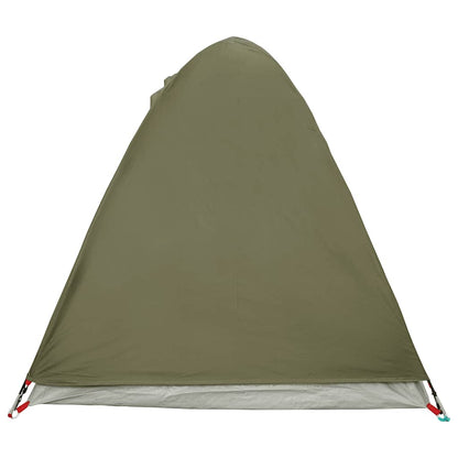 vidaXL Camping Tent Dome 2-Person Olive Green Waterproof