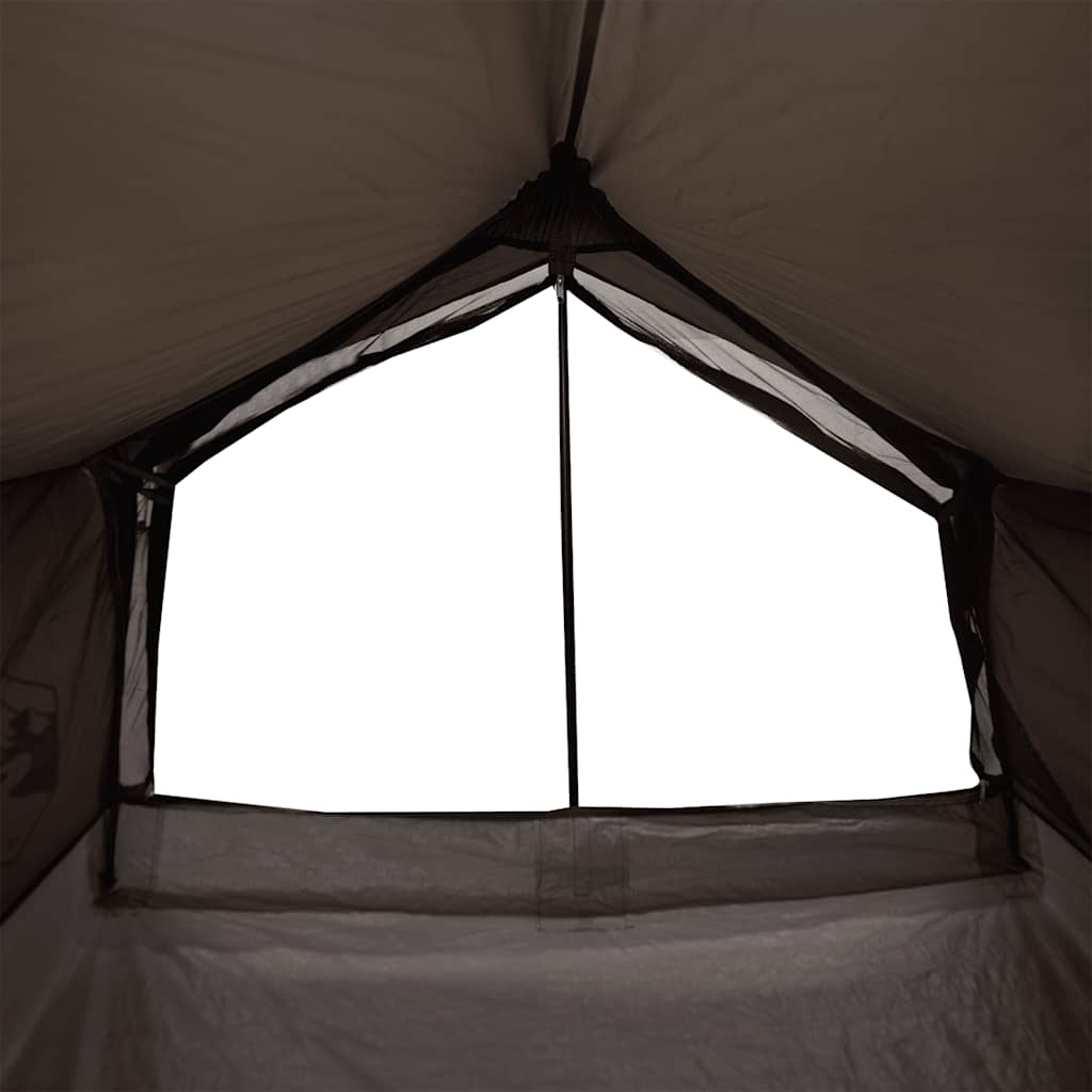 vidaXL Camping Tent 2-Person Brown Waterproof