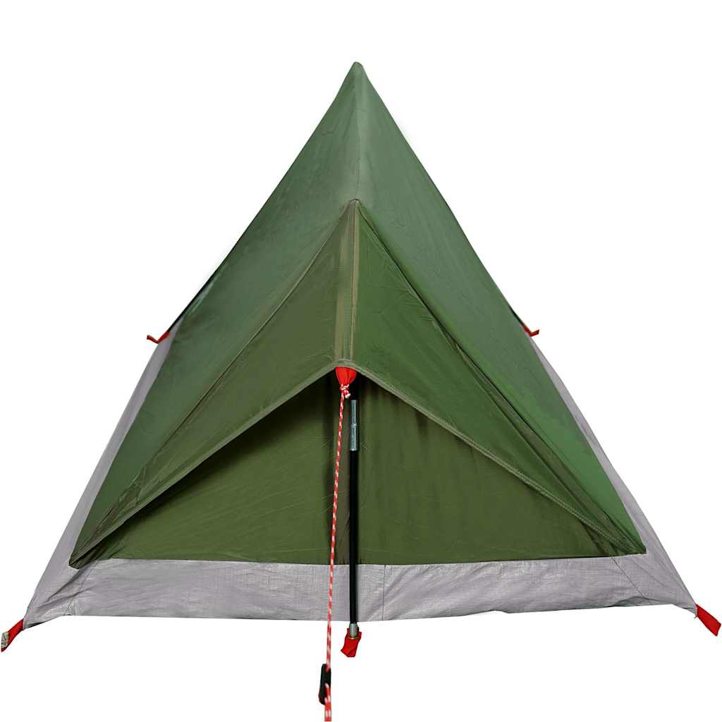 vidaXL Camping Tent 2-Person Olive Green Waterproof