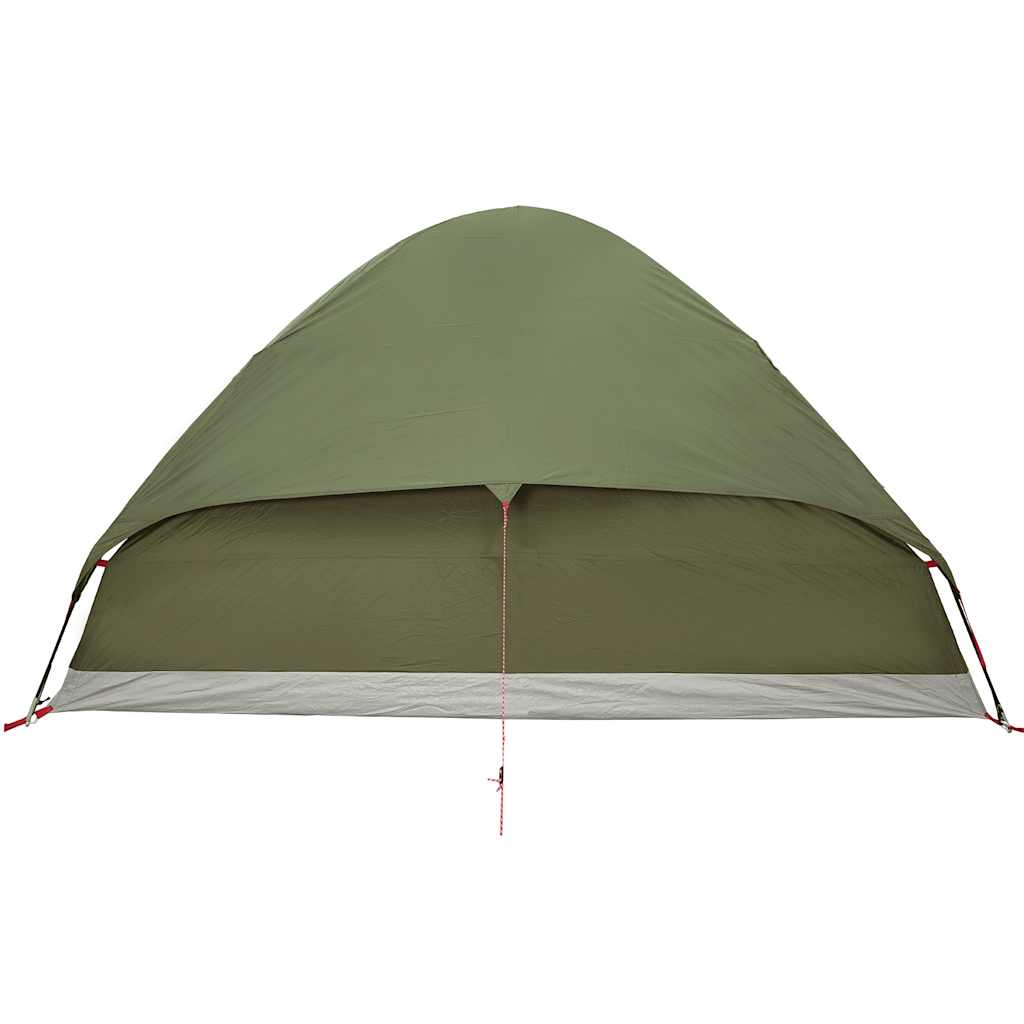 vidaXL Camping Tent Dome 2-Person Olive Green Waterproof