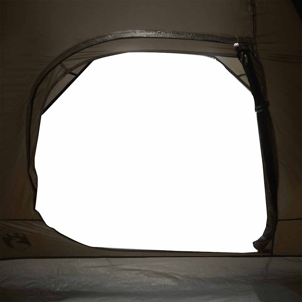 vidaXL Camping Tent Dome 2-Person Brown Waterproof