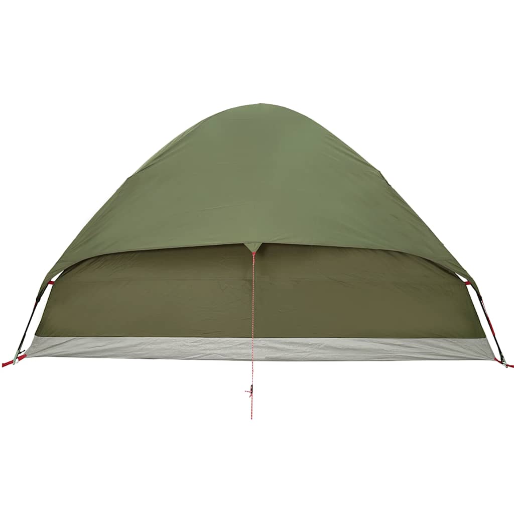 vidaXL Family Tent Dome 6-Person Olive Green Waterproof