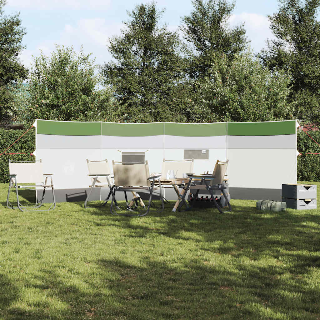 vidaXL Camping Windbreak Green 510x153 cm Waterproof