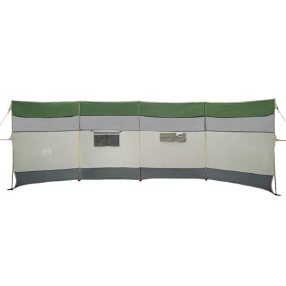 vidaXL Camping Windbreak Green 510x153 cm Waterproof