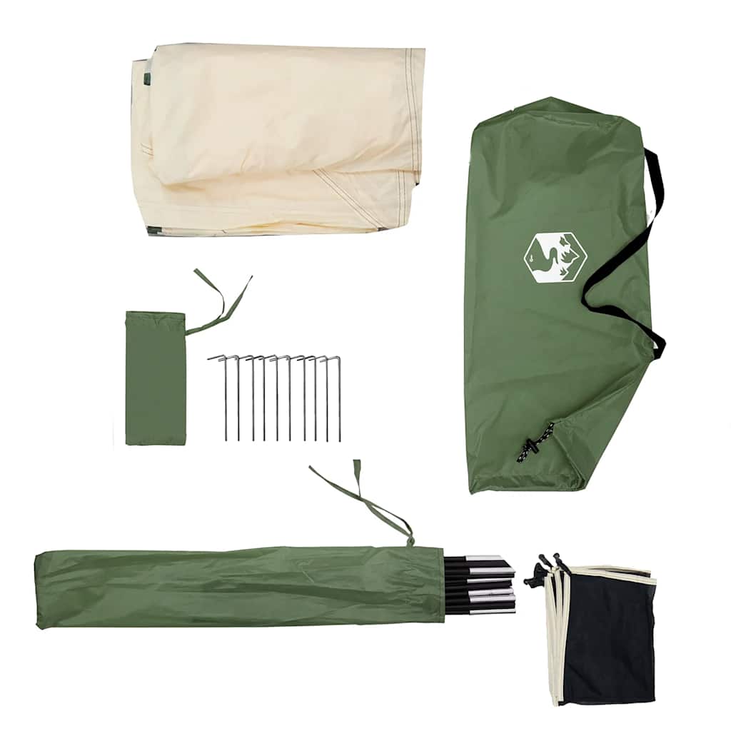 vidaXL Camping Windbreak Green 510x153 cm Waterproof