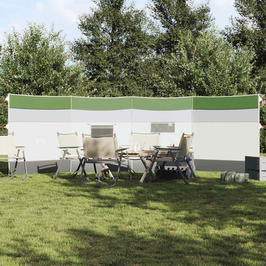 vidaXL Camping Windbreak Green 510x153 cm Waterproof