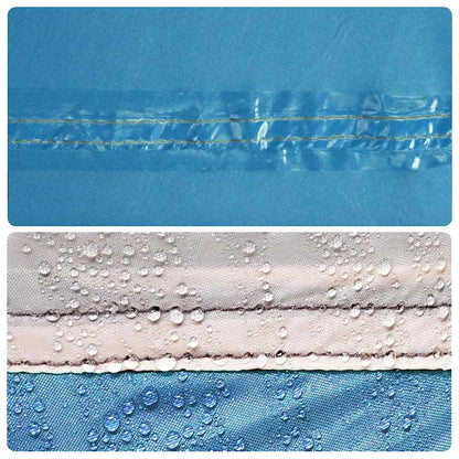 vidaXL Camping Windbreak Blue 510x153 cm Waterproof