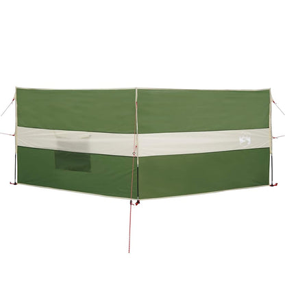 vidaXL Camping Windbreak Green 344x120 cm Waterproof