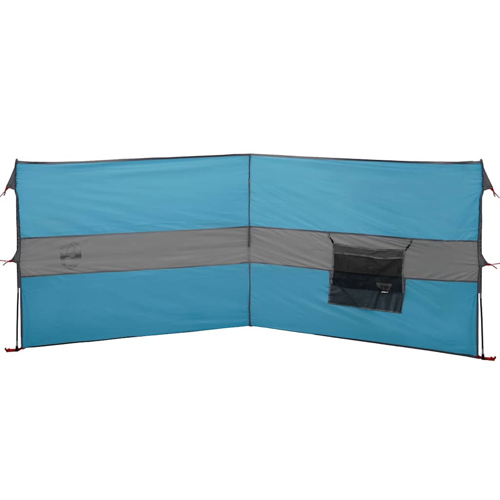 vidaXL Camping Windbreak Blue 344x120 cm Waterproof