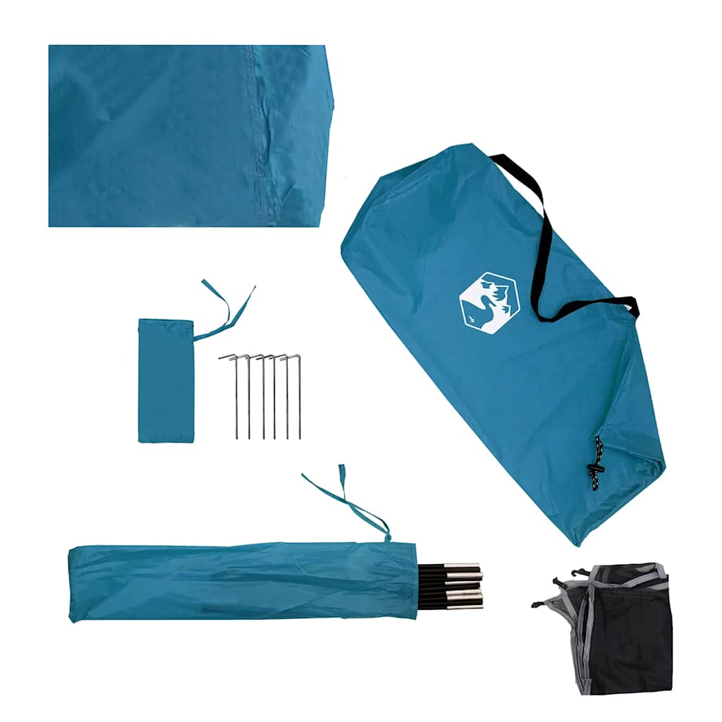 vidaXL Camping Windbreak Blue 344x120 cm Waterproof