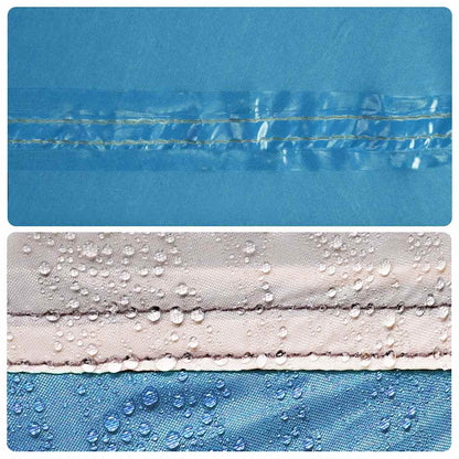 vidaXL Camping Windbreak Blue 344x120 cm Waterproof