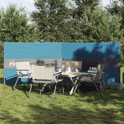 vidaXL Camping Windbreak Blue 344x120 cm Waterproof
