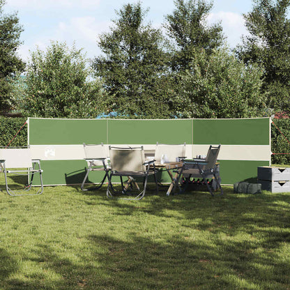 vidaXL Camping Windbreak Green 490x123 cm Waterproof