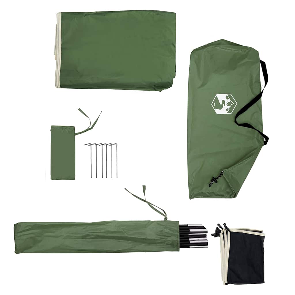 vidaXL Camping Windbreak Green 490x123 cm Waterproof