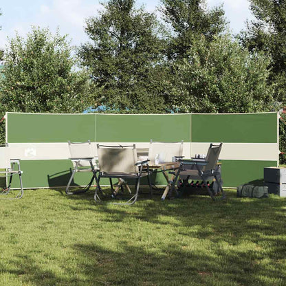 vidaXL Camping Windbreak Green 490x123 cm Waterproof