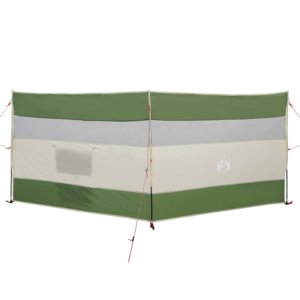 vidaXL Camping Windbreak Green 340x130 cm Waterproof