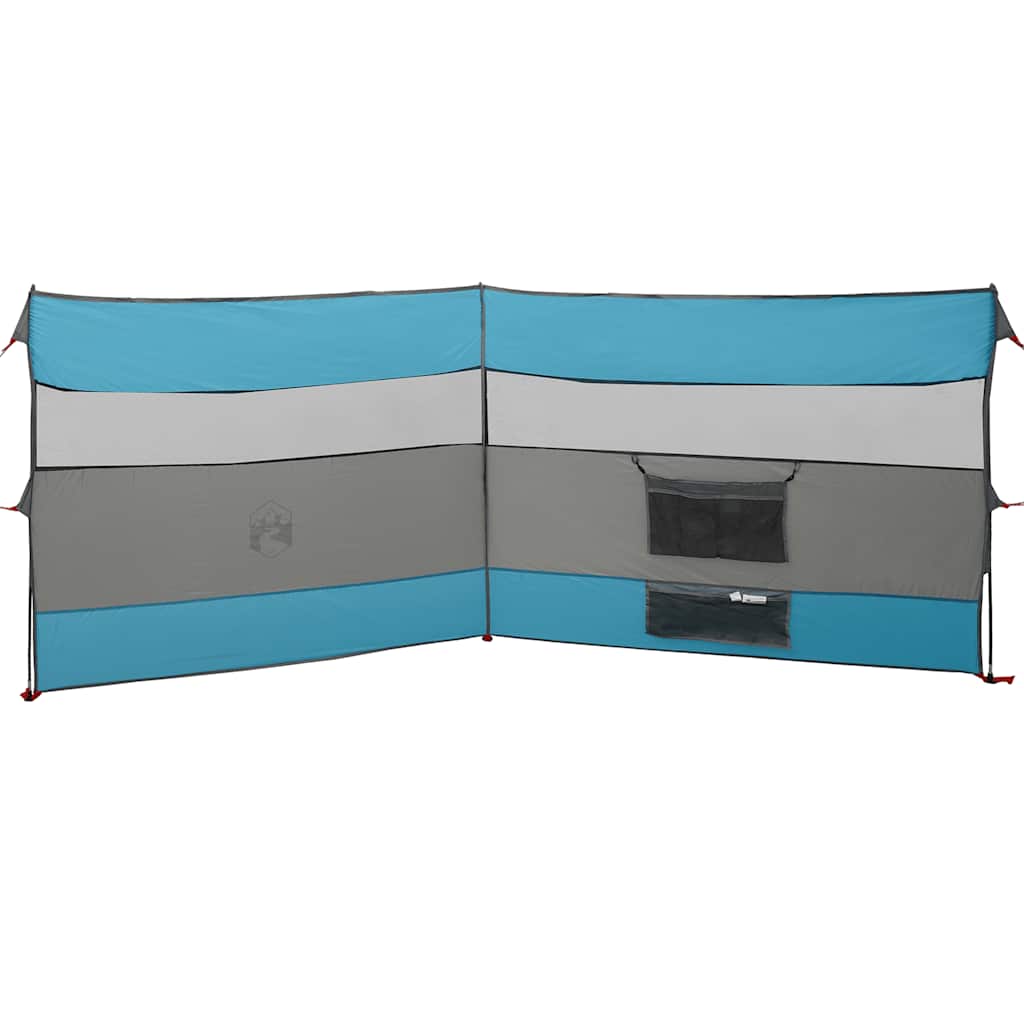vidaXL Camping Windbreak Blue 340x130 cm Waterproof