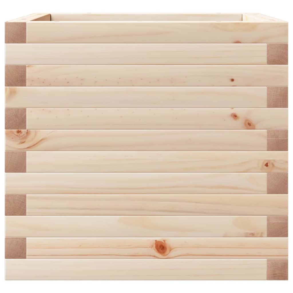 vidaXL Garden Planter 50x50x45.5 cm Solid Wood Pine