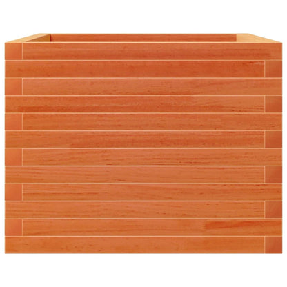 vidaXL Garden Planter Wax Brown 60x60x45.5 cm Solid Wood Pine