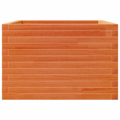 vidaXL Garden Planter Wax Brown 70x70x45,5 cm Solid Wood Pine