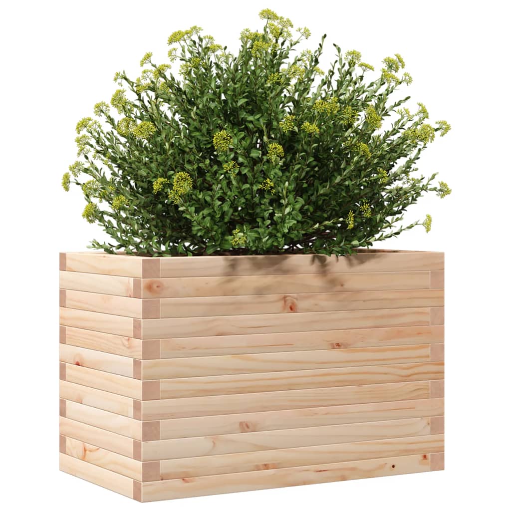 vidaXL Garden Planter 70x40x45,5 cm Solid Wood Pine
