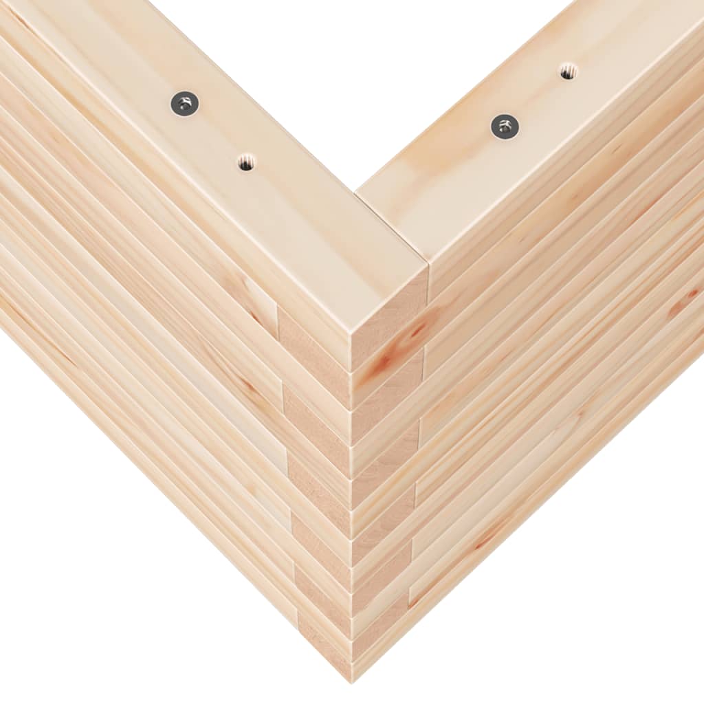 vidaXL Garden Planter 70x40x45,5 cm Solid Wood Pine