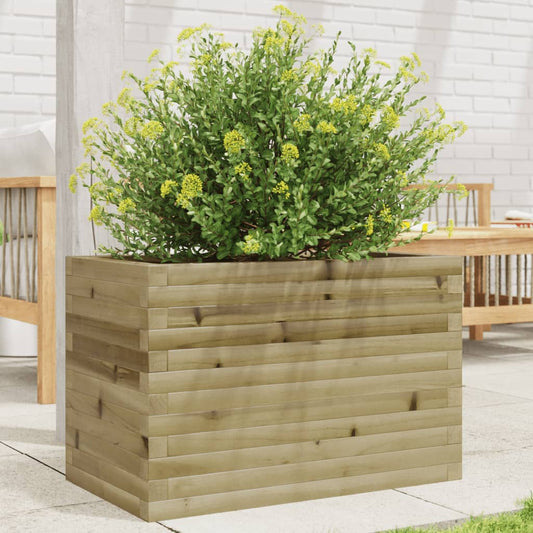 vidaXL Garden Planter 70x40x45,5 cm Impregnated Wood Pine