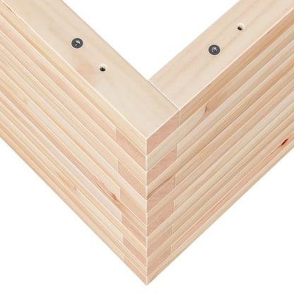 vidaXL Garden Planter 90x40x45,5 cm Solid Wood Pine