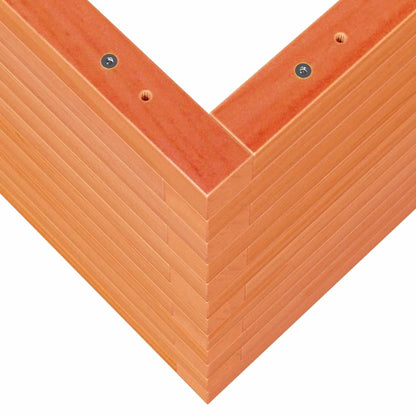 vidaXL Garden Planter Wax Brown 90x40x45.5 cm Solid Wood Pine