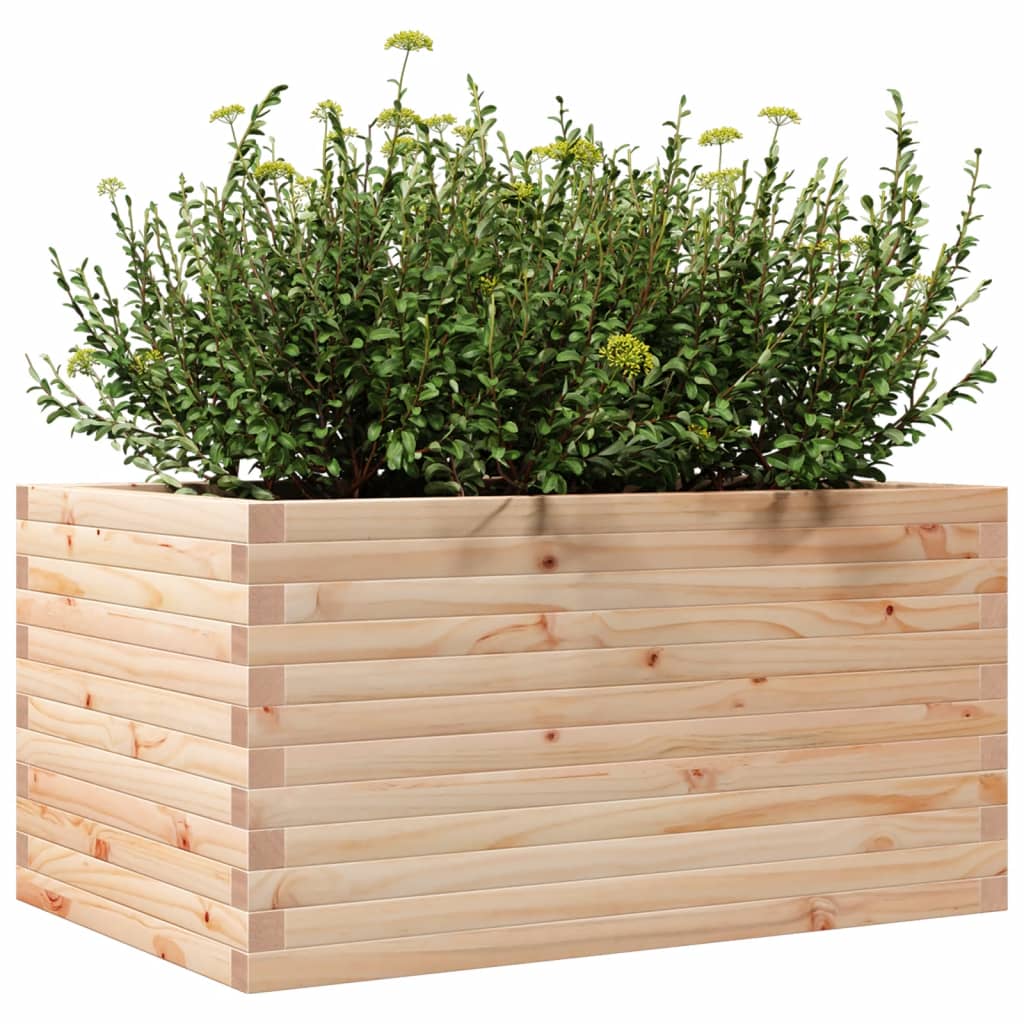 vidaXL Garden Planter 90x60x45,5 cm Solid Wood Pine