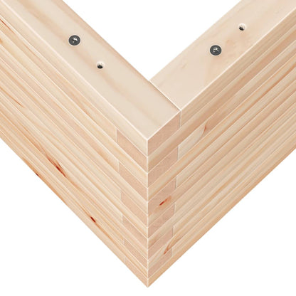 vidaXL Garden Planter 90x60x45,5 cm Solid Wood Pine