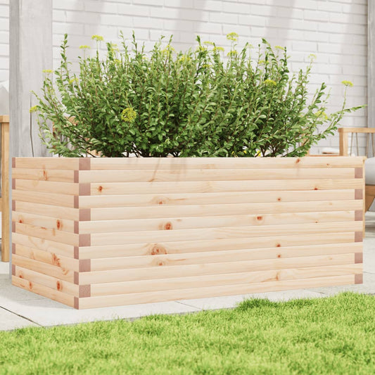 vidaXL Garden Planter 110x60x45,5 cm Solid Wood Pine