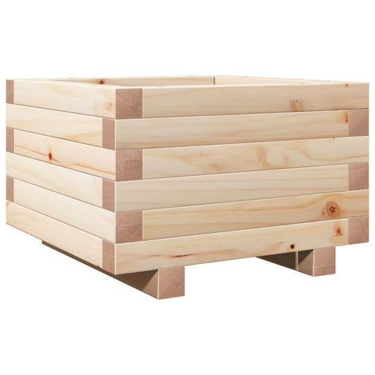 vidaXL Garden Planter 40x40x26.5 cm Solid Wood Pine
