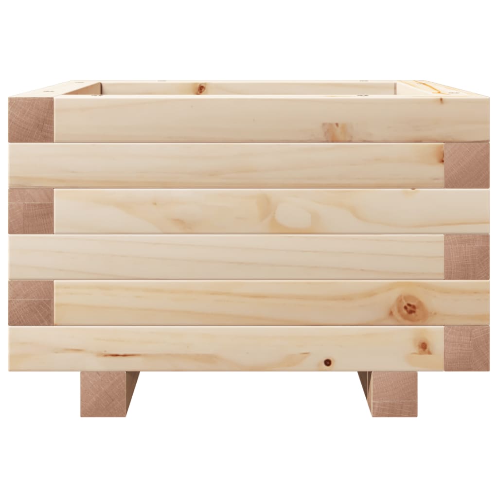 vidaXL Garden Planter 40x40x26.5 cm Solid Wood Pine
