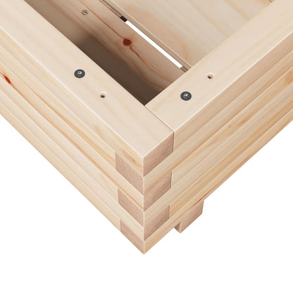vidaXL Garden Planter 40x40x26.5 cm Solid Wood Pine