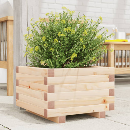 vidaXL Garden Planter 40x40x26.5 cm Solid Wood Pine