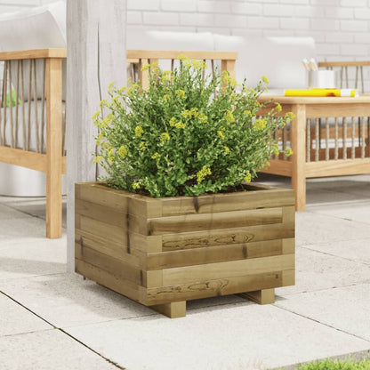 vidaXL Garden Planter 40x40x26,5 cm Impregnated Wood Pine