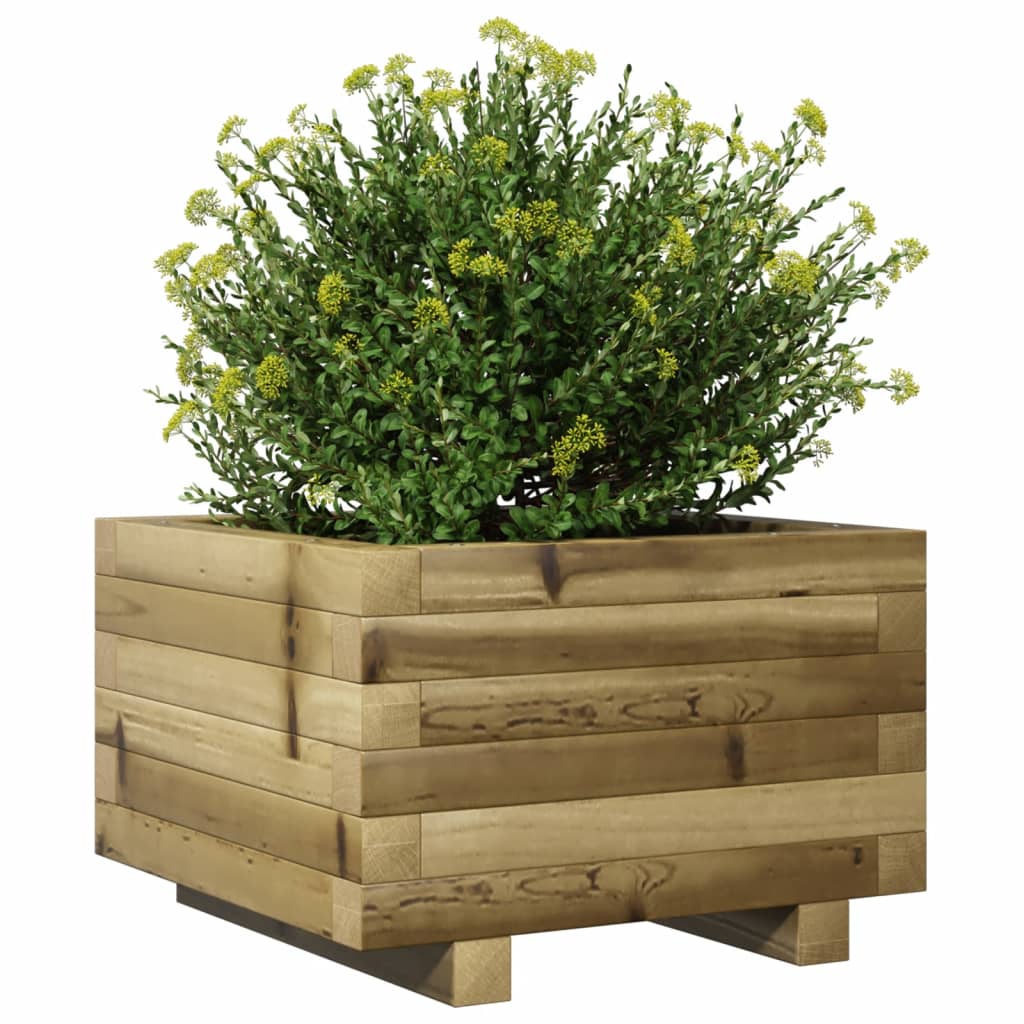 vidaXL Garden Planter 40x40x26,5 cm Impregnated Wood Pine