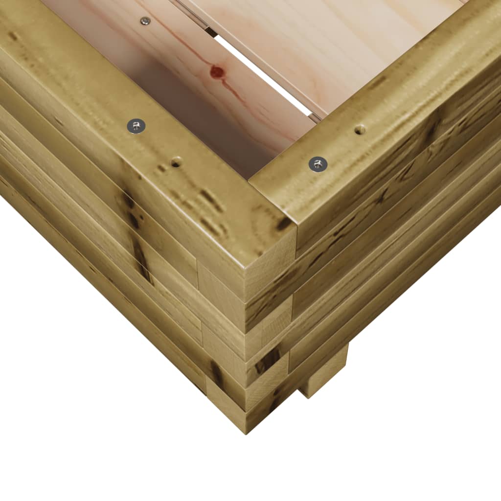 vidaXL Garden Planter 40x40x26,5 cm Impregnated Wood Pine