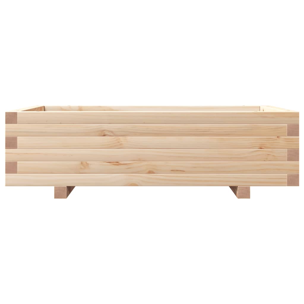 vidaXL Garden Planter 90x60x26,5 cm Solid Wood Pine